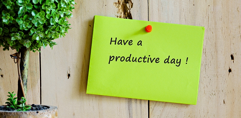 Como planejar um dia produtivo.